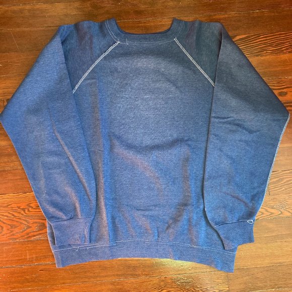 Vintage faded raglan sweatshirt 1960s 1970s - Picture 1 of 7